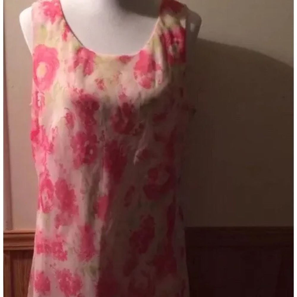 Sheri Martin New York 2pc Pink Floral Dress